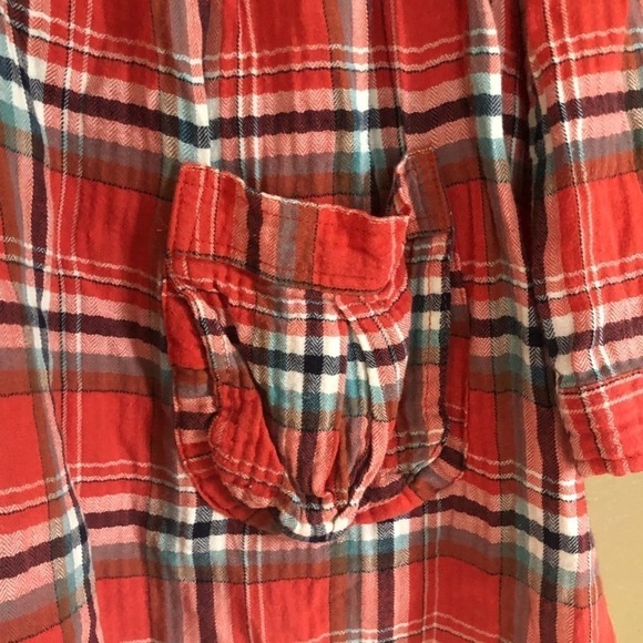 Freelance Plaid Blouse Size M - Picture 6 of 6